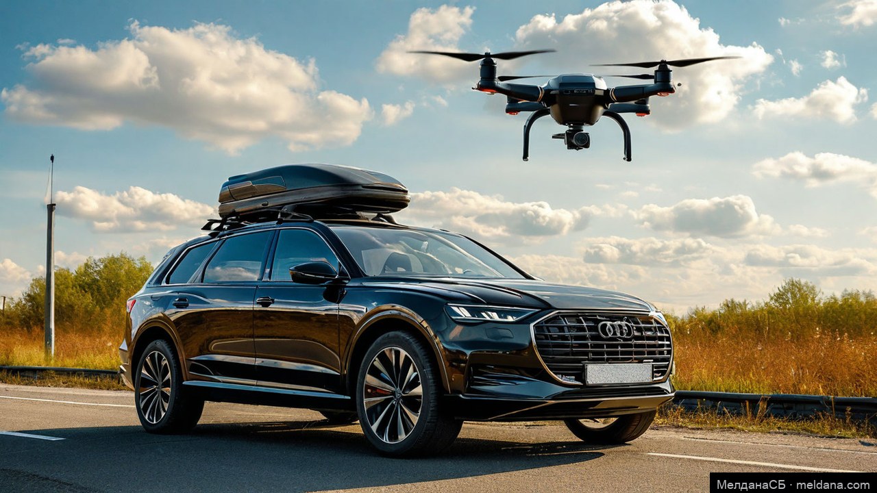 Защита автомобиля и автоколонны от дронов — оборудование МелданаСБ